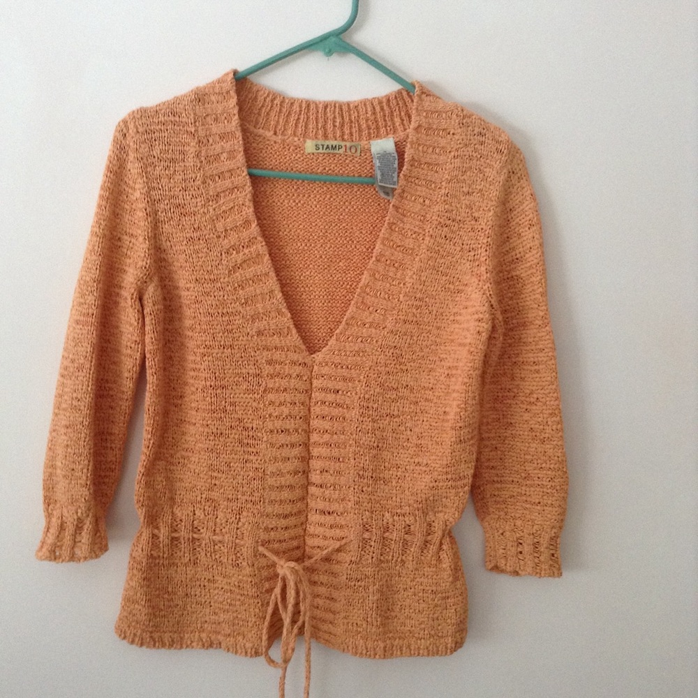 Peach/orange Stamp 10 sweater